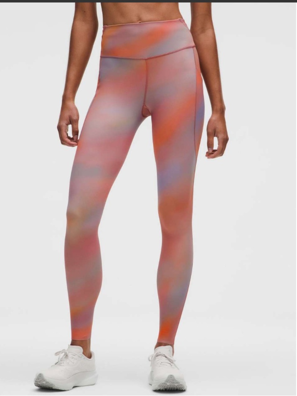 Lululemon Fast & Free High-Rise Tight 28" 5 Pocket Chroma Drift Multi W2574 Sz 8